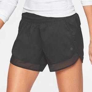 Athleta Mesh Racer Run shorts